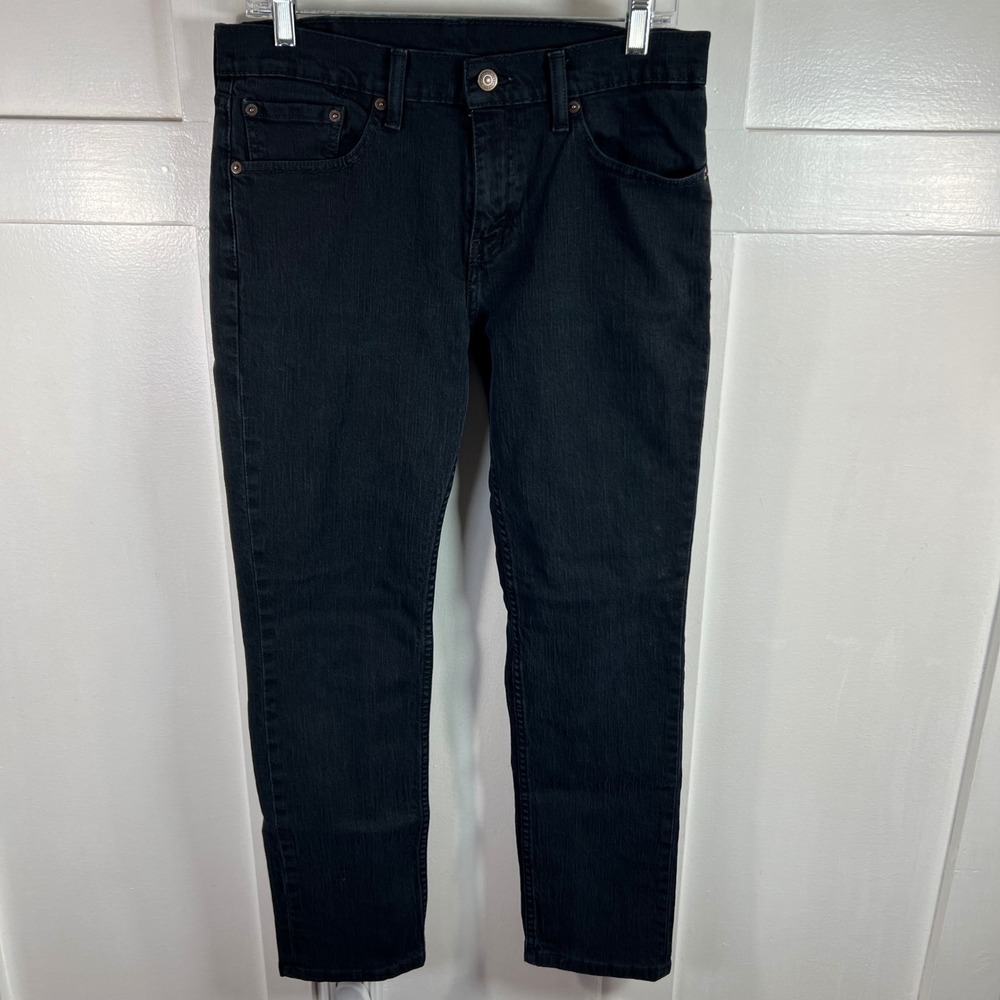 Levis 511 Slim Fit Jeans Mens 31x30 Dark Wash Black Denim Pants 04511-4406